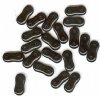 20 4x16mm Two Hole Spacer - Black